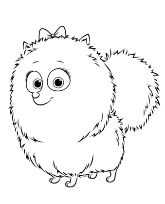 Desenho De Gigi Para Imprimir e Colorir
