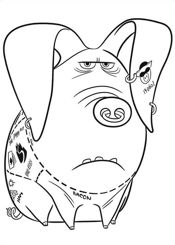 Desenho De Tattoo Para Imprimir e Colorir