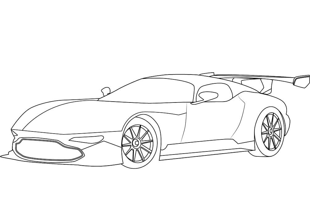 Carros Aston Martin para colorir