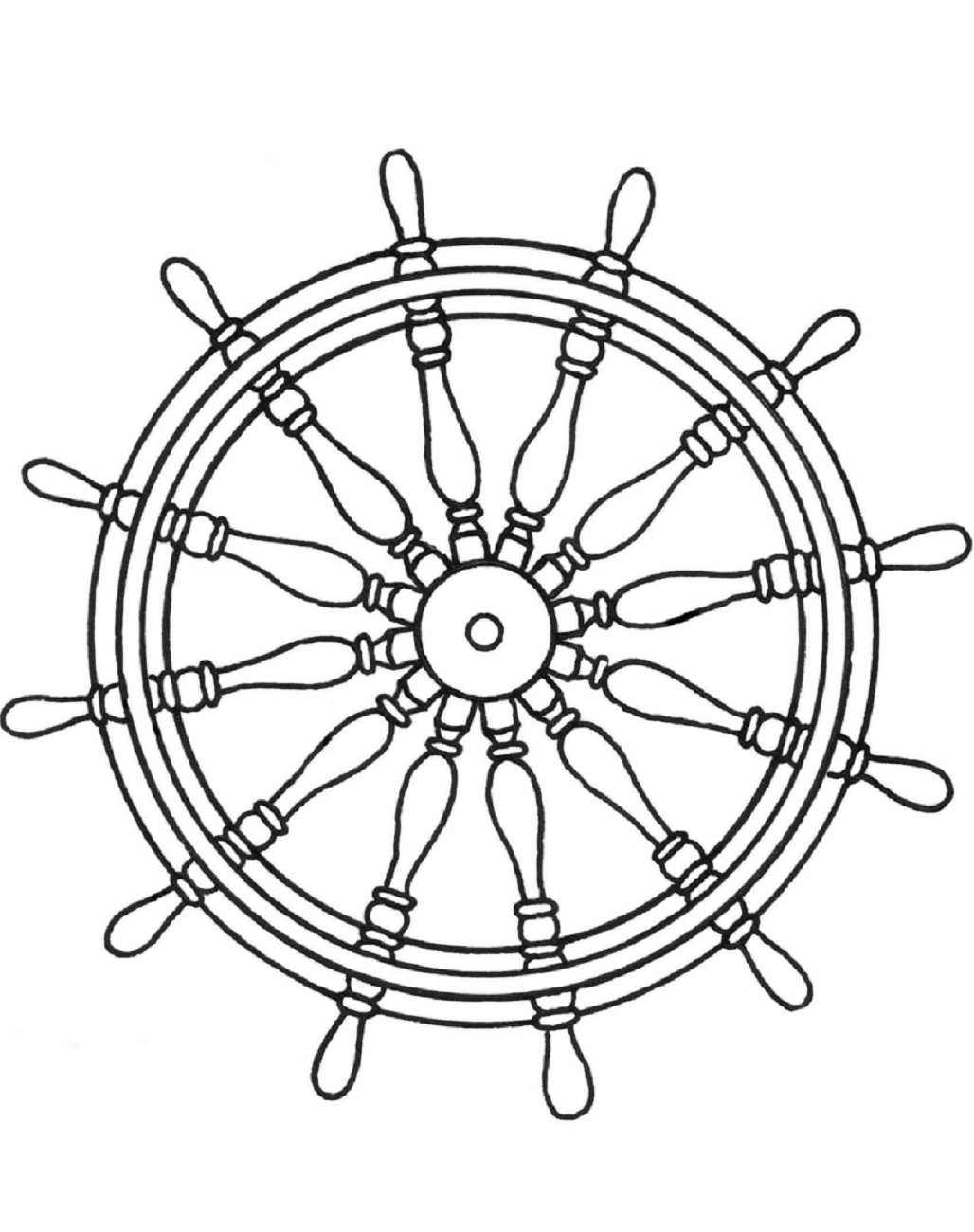 Desenho rodá Do Leme A4 Para Colorir