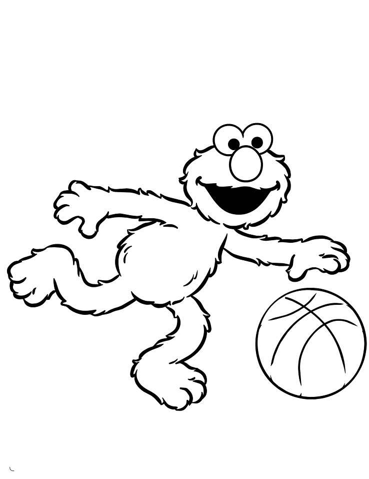 Desenho Do Elmo Em Partida De Basquete Para Pintar
