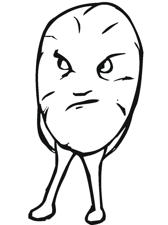 Desenho Batata 1 Para Colorir