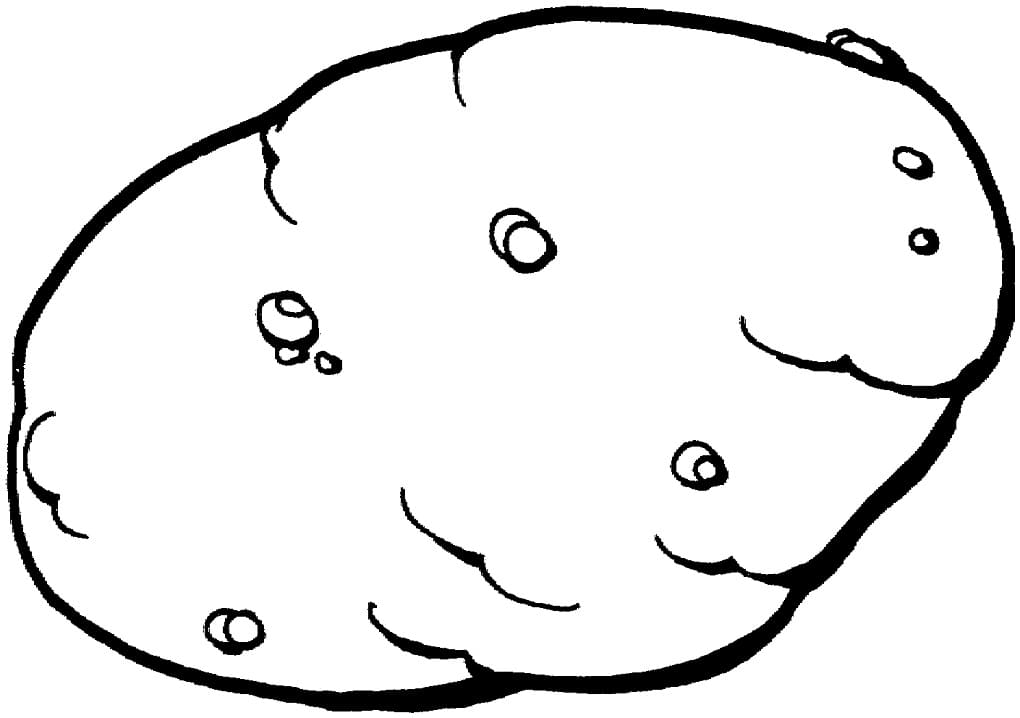 Desenho Batata 2 Para Colorir