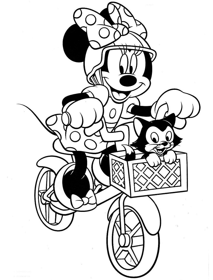 Desenho Da Minnie Para Colorir