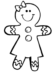 Desenho Garota Biscoito De Gengibre Para Colorir