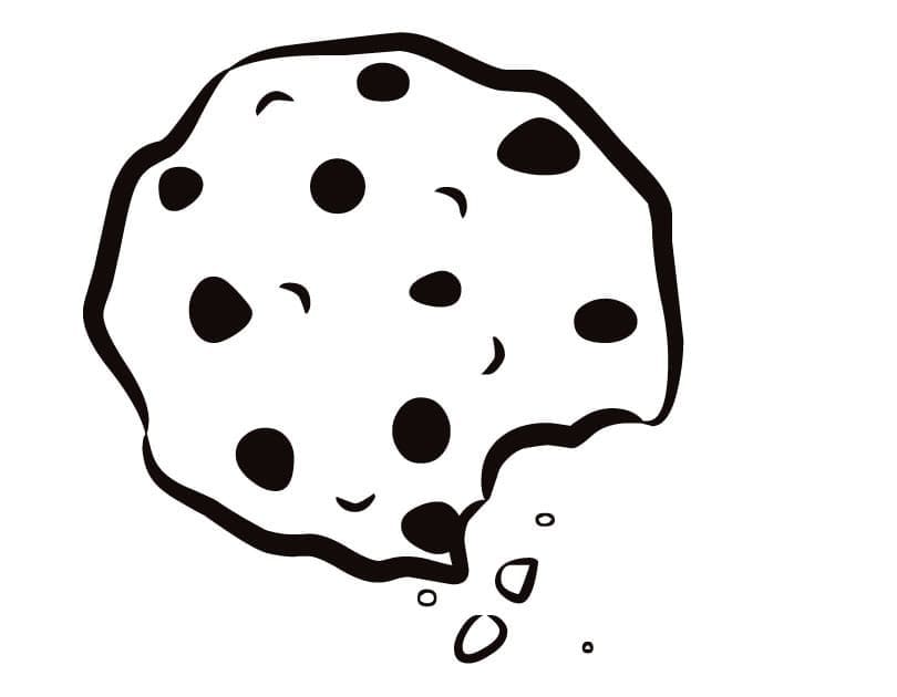 Desenho Biscoito Para Colorir
