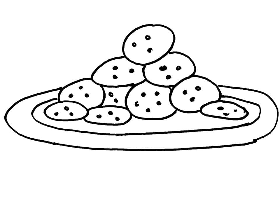 Desenho Biscoitos 10 Para Colorir
