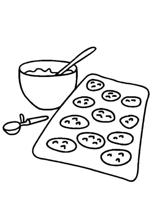 Desenho Biscoitos 15 Para Colorir