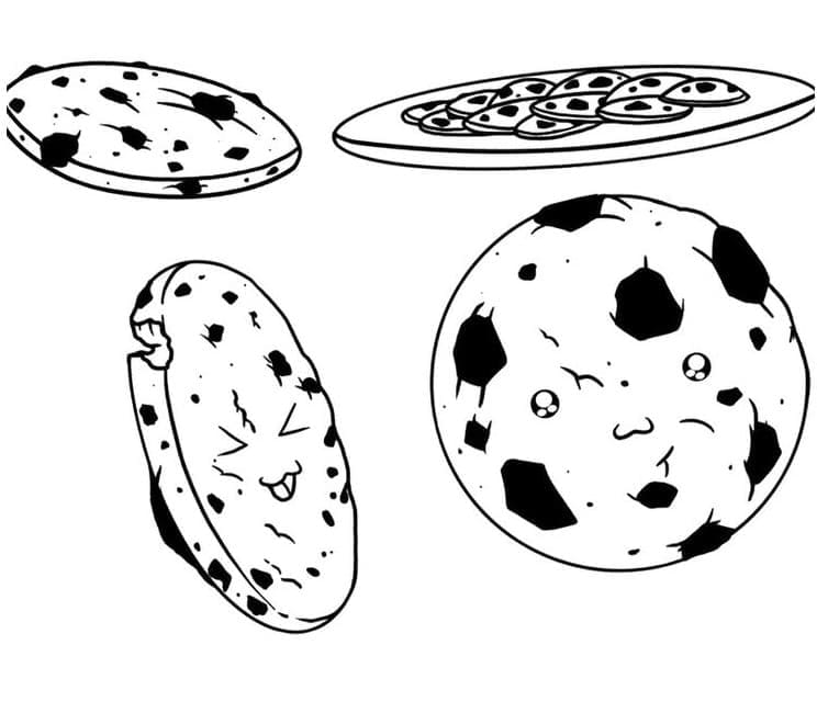 Desenho Biscoitos 16 Para Colorir