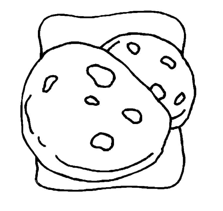 Desenho Biscoitos 9 Para Colorir