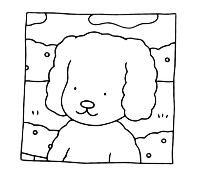Desenho De Cachorro Bobbie Goods Imprimir e Para Colorir