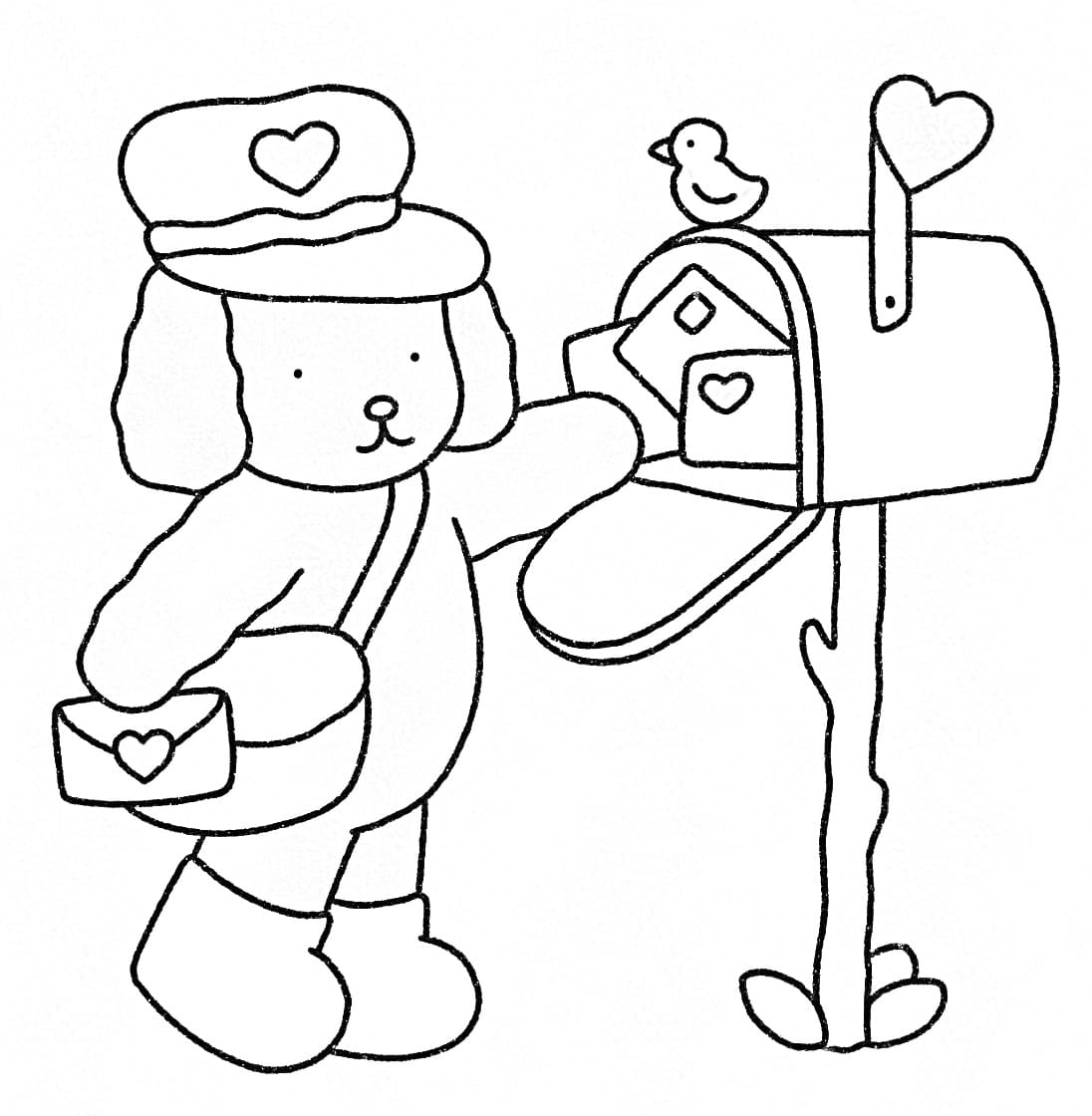 Desenho Do Bobbie Goods Carteiro Para Imprimir e Colorir