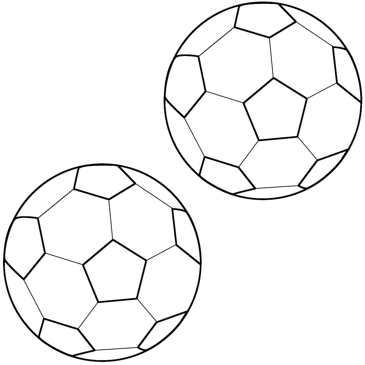 Desenho De Bolas De Futebol Para Colorir