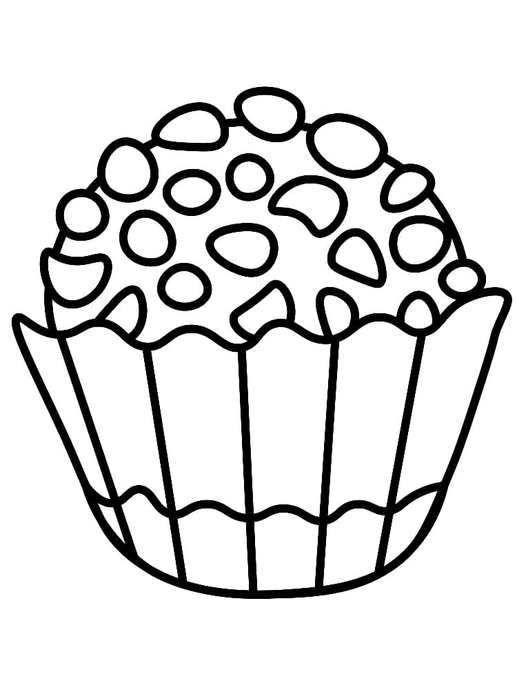 Desenho De Brigadeiro Para Pintar Em A4
