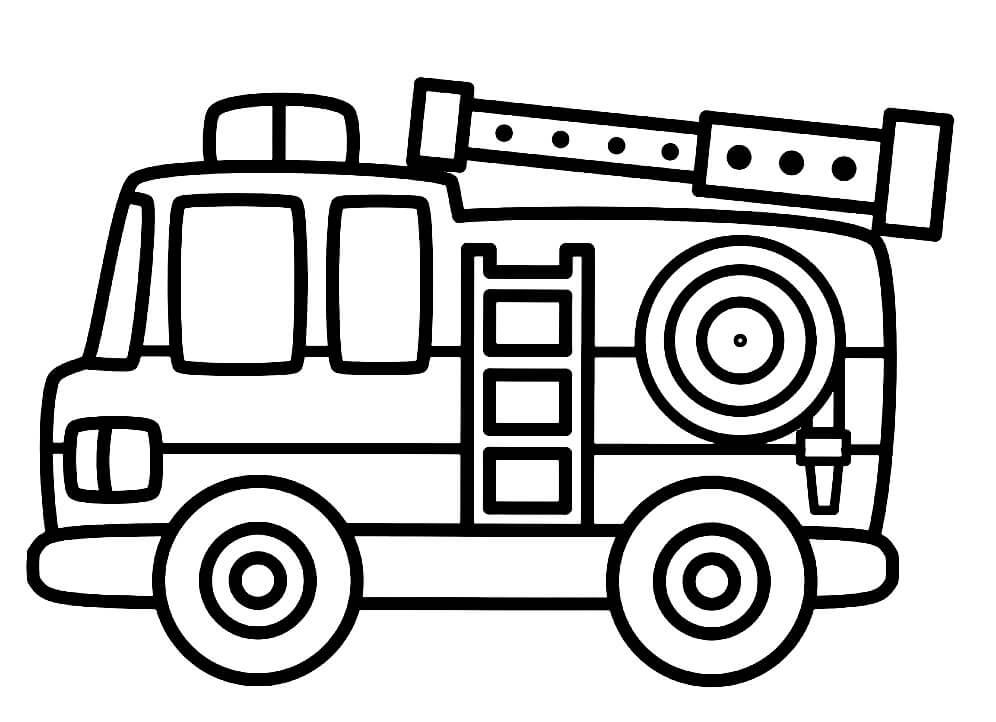 Desenho caminhão De Bombeiros coleção De Imagens