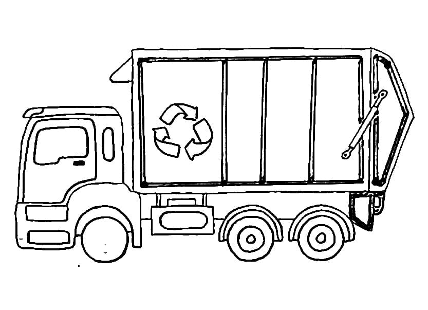 Desenho caminhão De Lixo coleção De Imagens