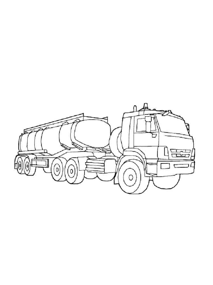 Desenho Para Baixar De caminhão Tanque Para Colorir