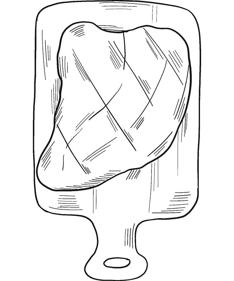 Desenho Bife Delicioso Para Colorir