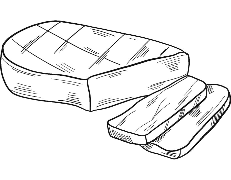 Desenho Bife Saboroso Para Colorir