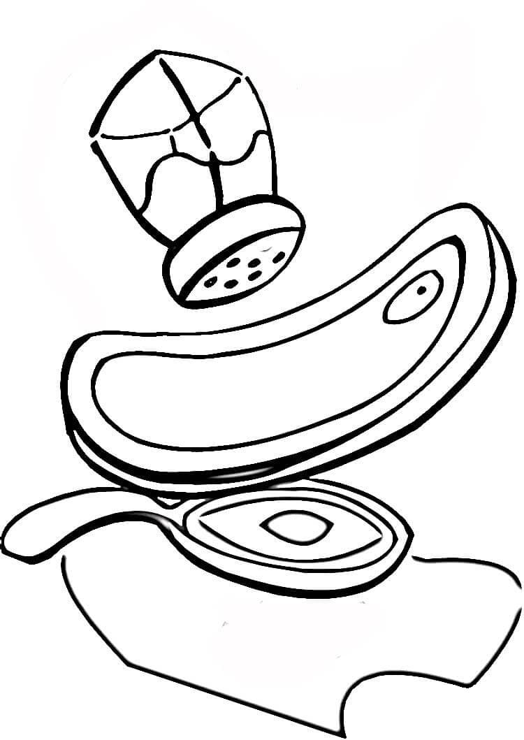 Desenho Bife Saltado Para Colorir