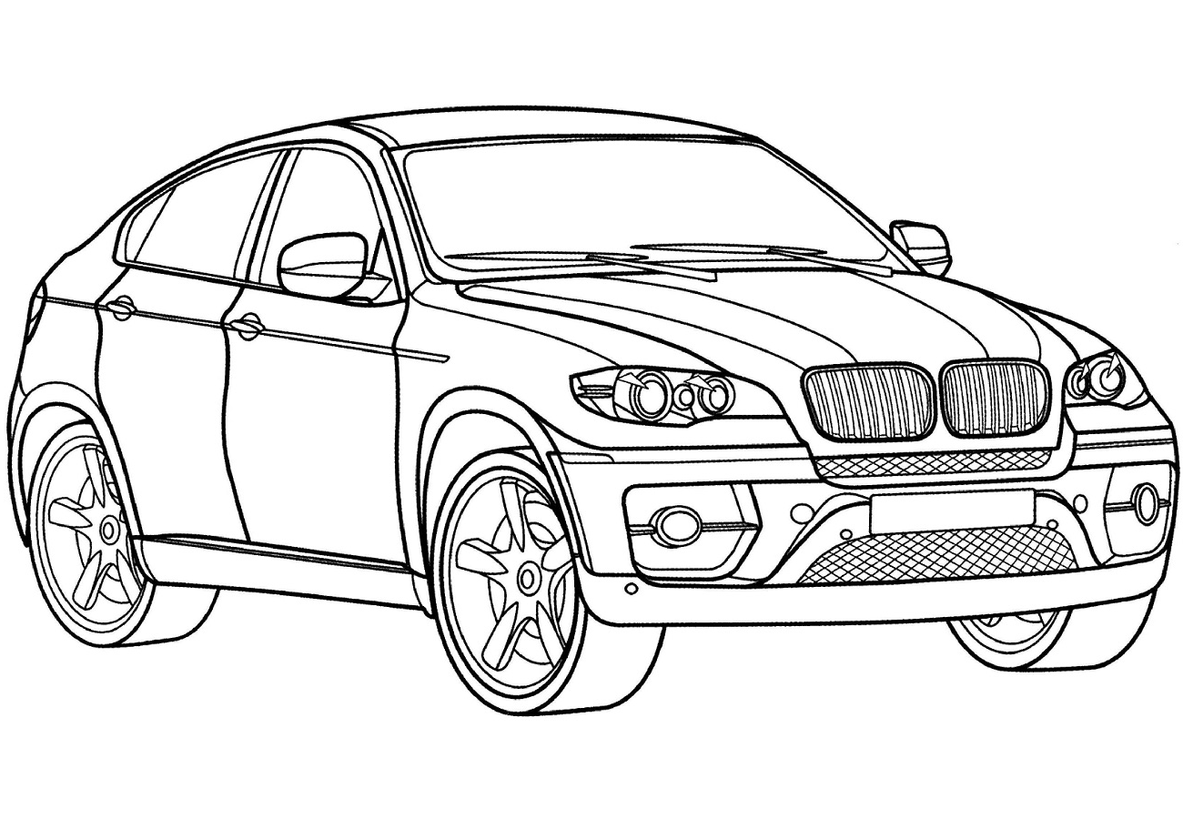 Carro Bmw para colorir