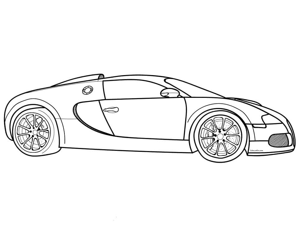 Desenho Bugatti Para Colorir Gratuitamente Em Pdf