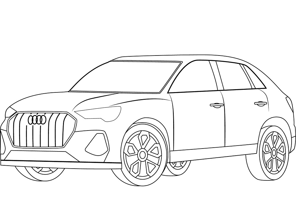 Desenho Audi Q3 Para Colorir