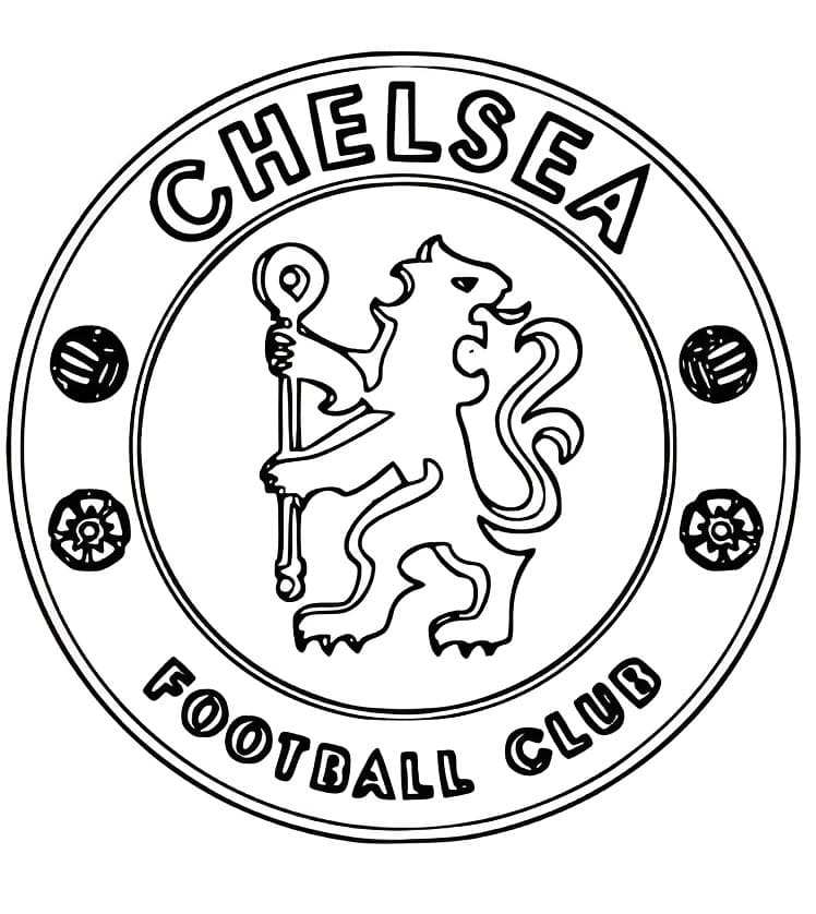 Chelsea para colorir