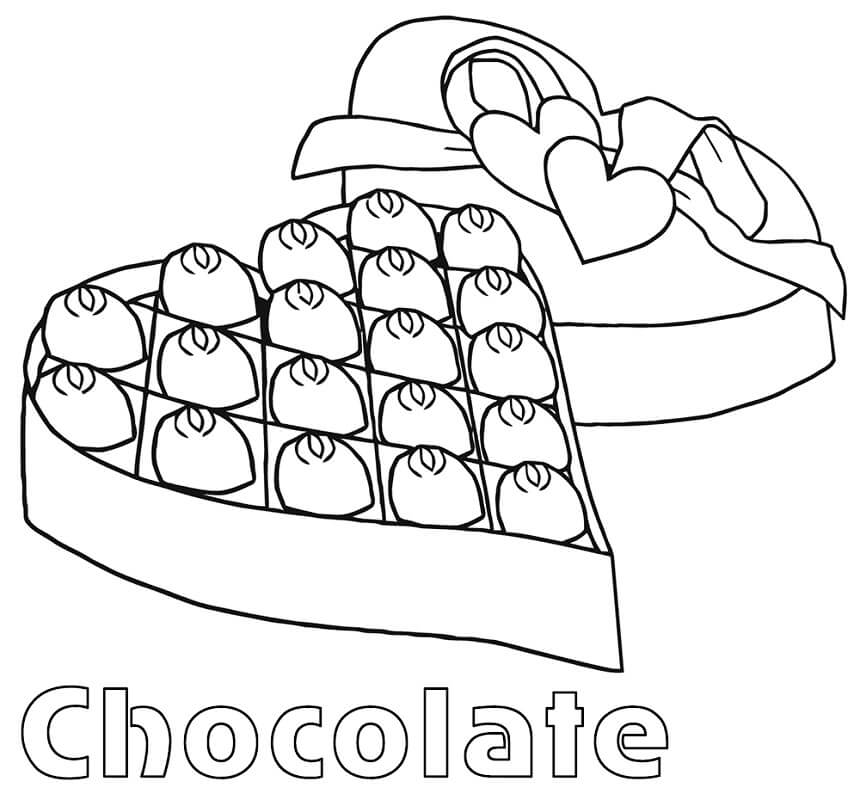 Desenho Chocolate Dos Namorados Para Colorir 2 1