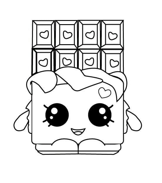 Desenho Chocolate Fofo Para Colorir 2