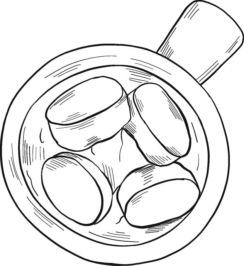 Desenho Chocolate Quente Para Colorir 2