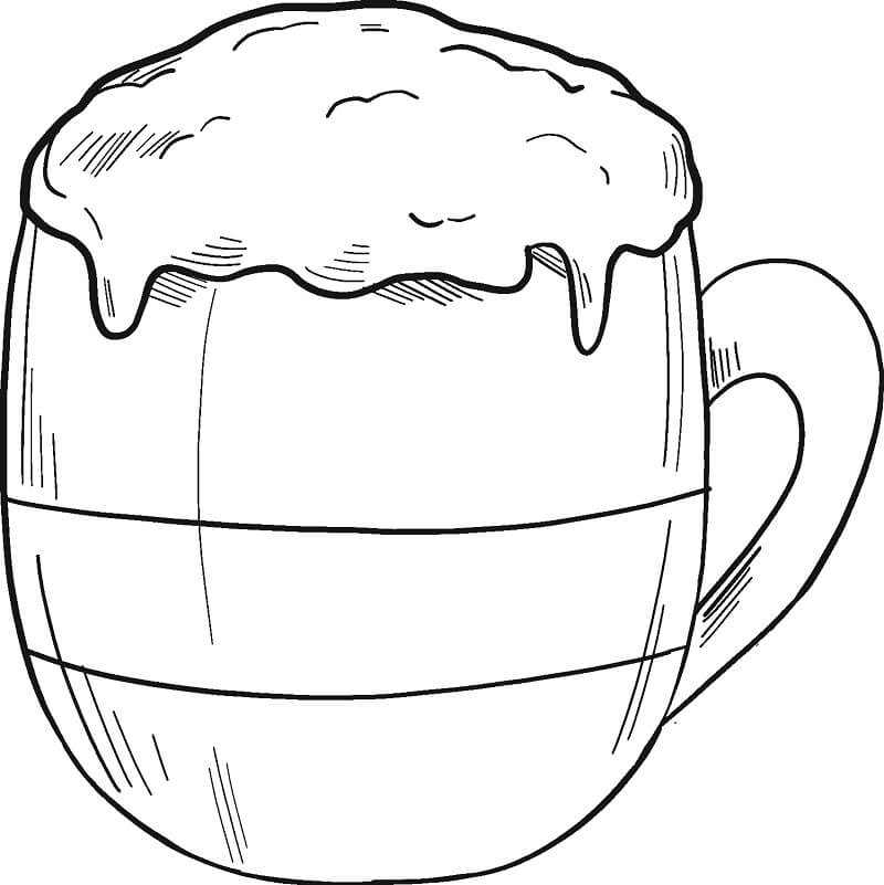 Desenho Chocolate Quente Para Colorir 5