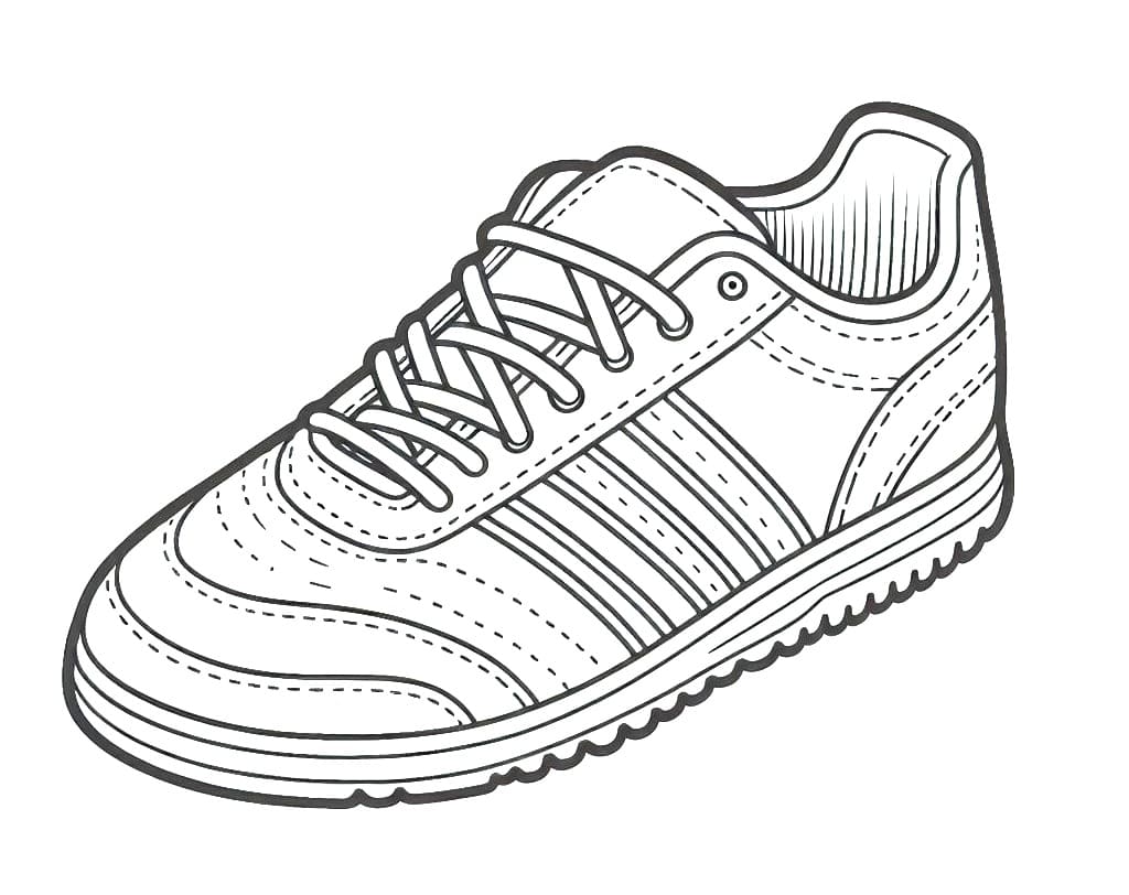 Desenho De Linda Chuteira Para Colorir