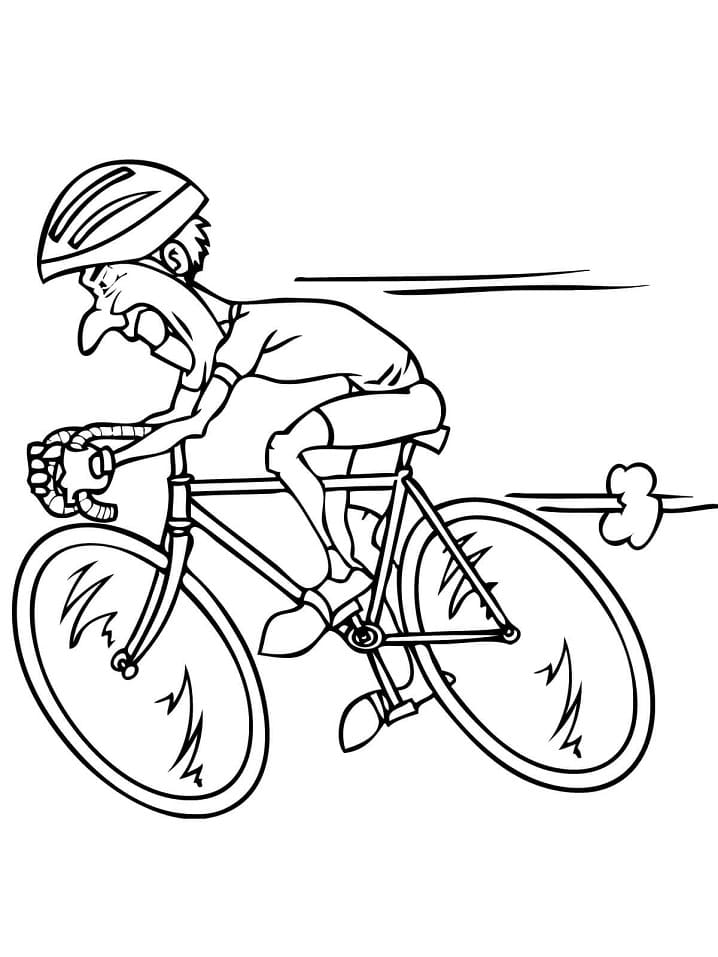 Desenho De Ciclismo Em Pdf