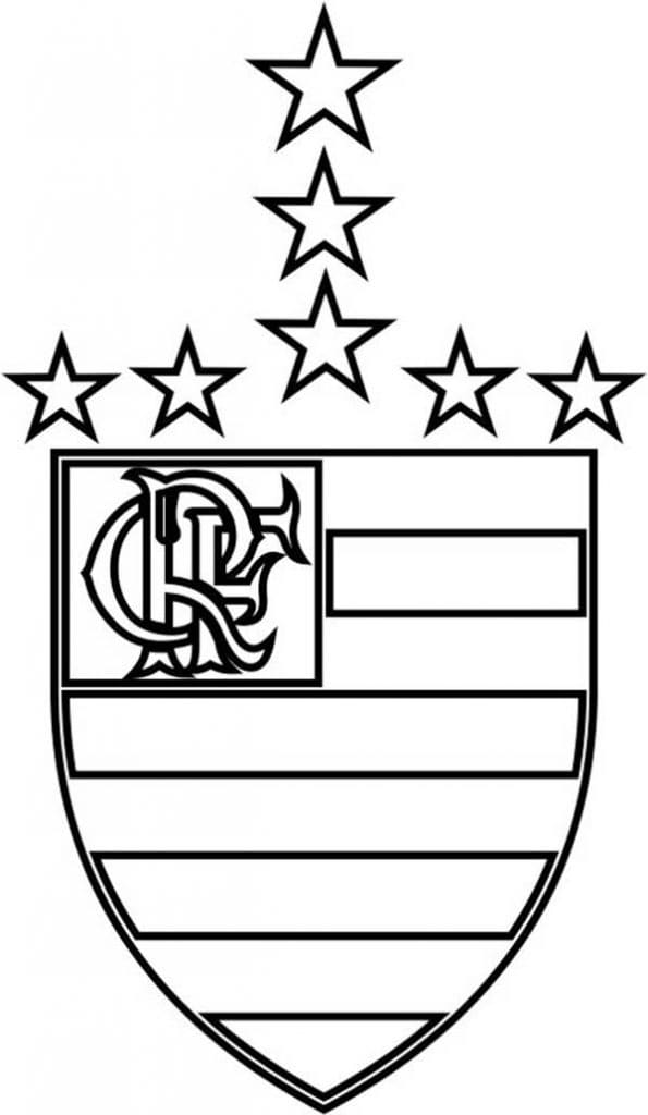 Desenho Do Flamengo Infantil Para Colorir