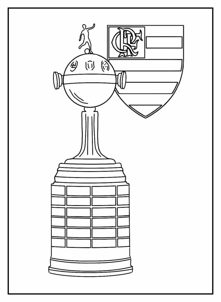 Desenho Do Flamengo Para Colorir Digital
