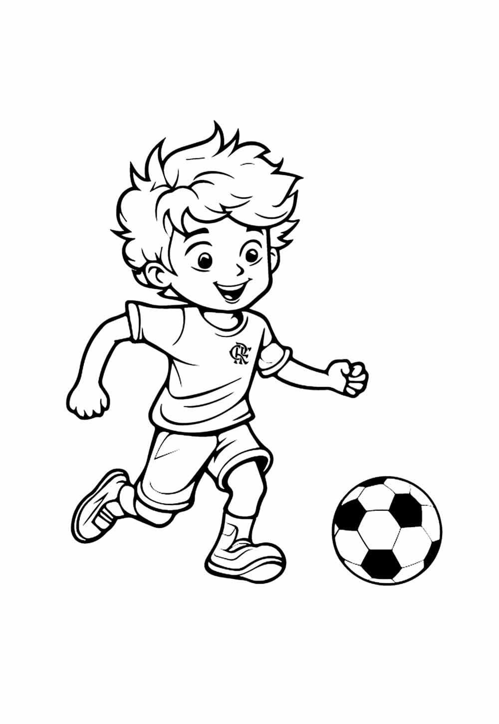 Desenho Do Flamengo Para Colorir e Imprimir