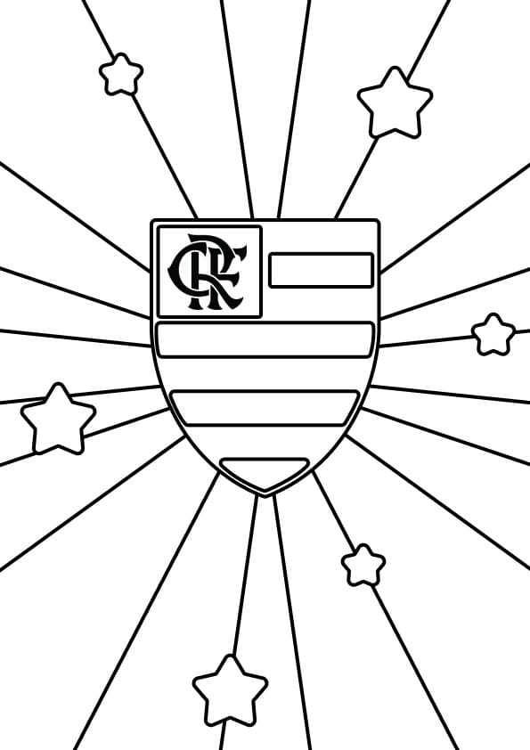 Desenho Do Flamengo Para Colorir