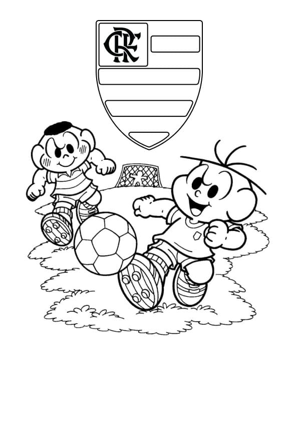 Desenho Do Flamengo Para Imprimir Em Pdf