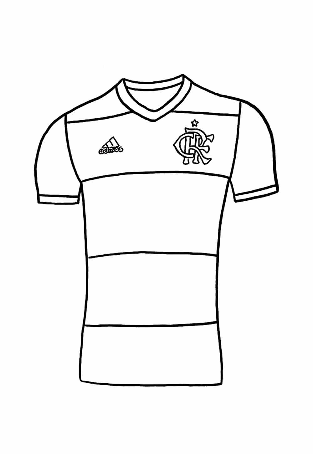 Desenho Do Flamengo Para Pintar