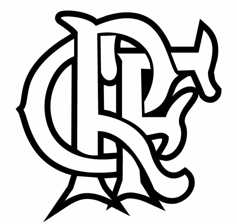 Desenho símbolo Do Flamengo Para Colorir