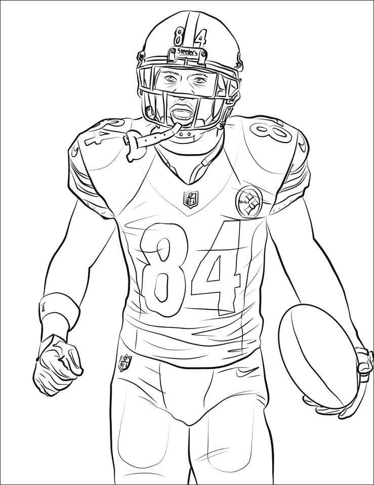 Desenho antônio Brown Para Colorir