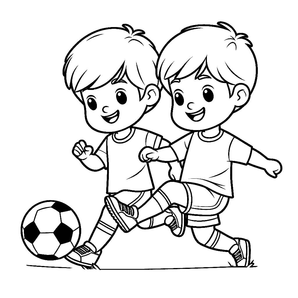 Futebol para colorir