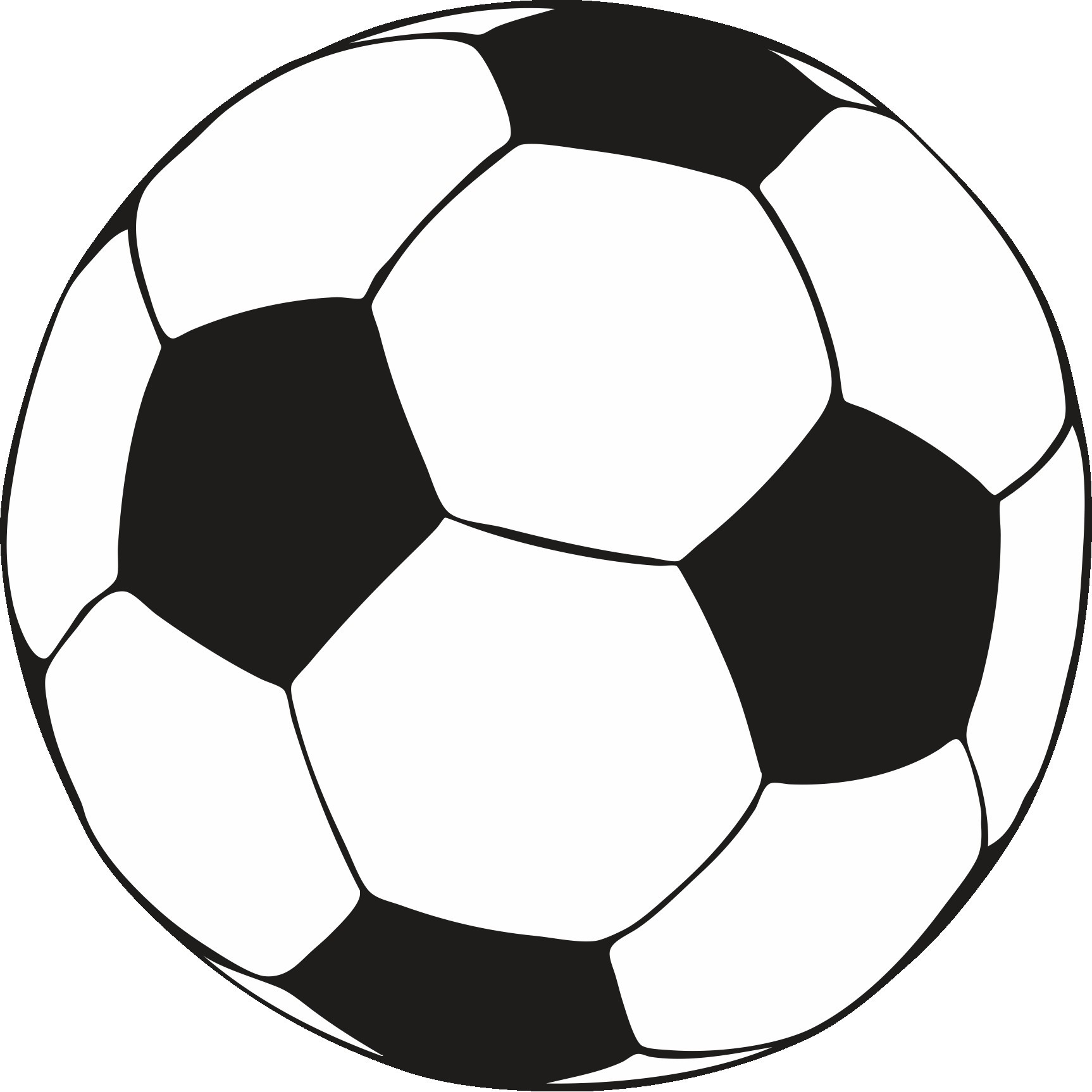 Desenho Bola De Futebol Perfeita Para Colorir