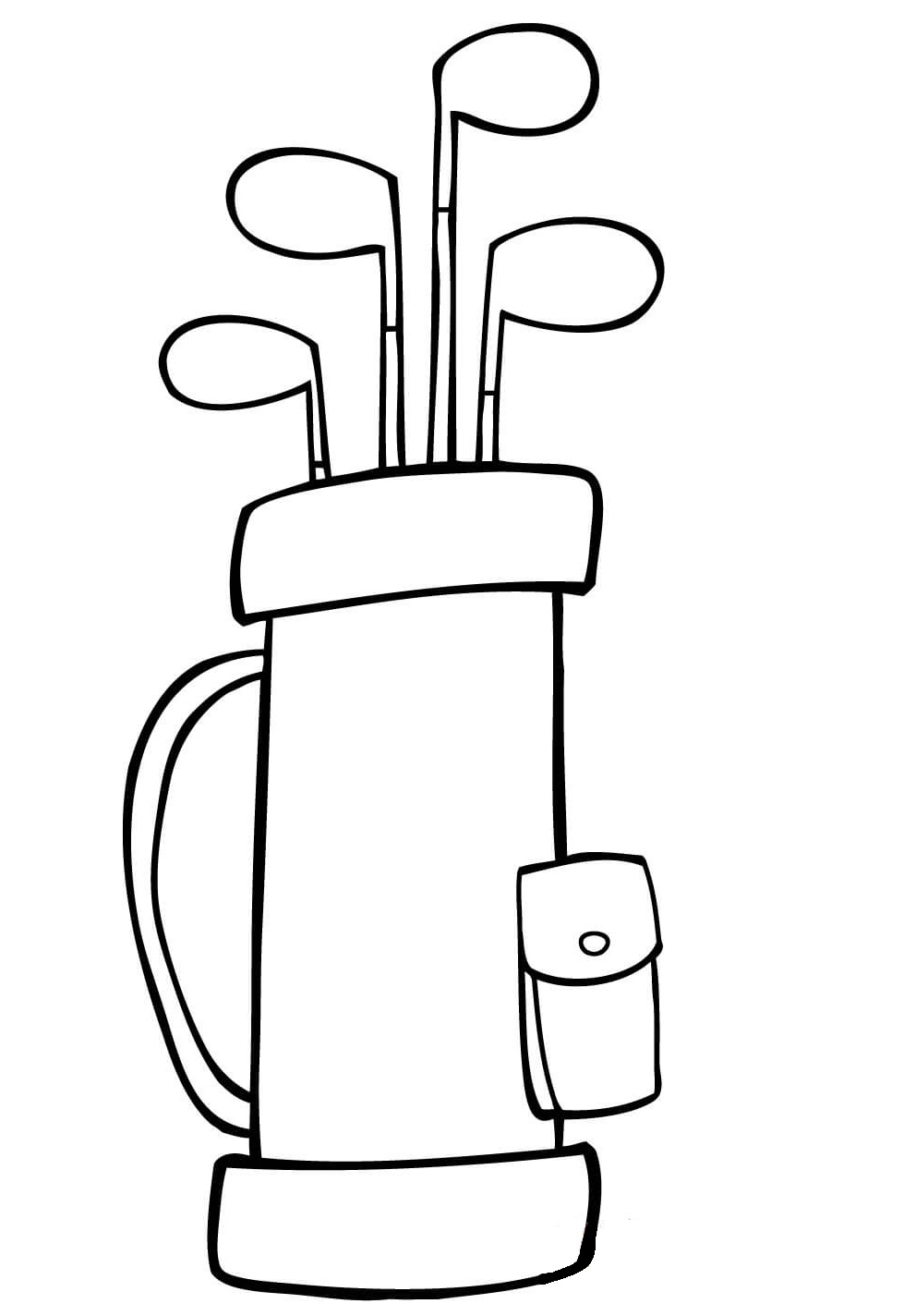 Golfe Esporte para colorir