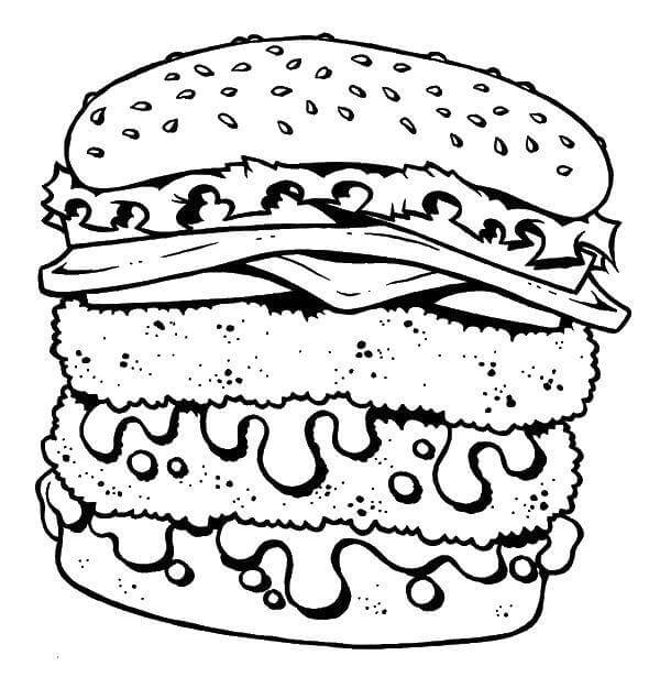 Desenhar Hamburguer