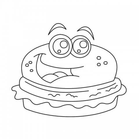 Hamburguer De Desenho Animado