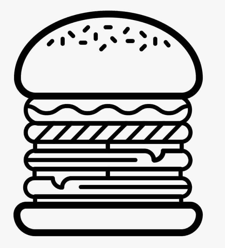 ícone De Hamburguer