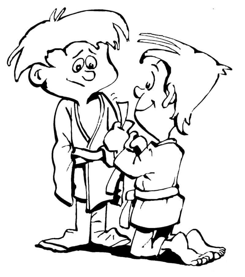 Desenho De judô Em Pdf