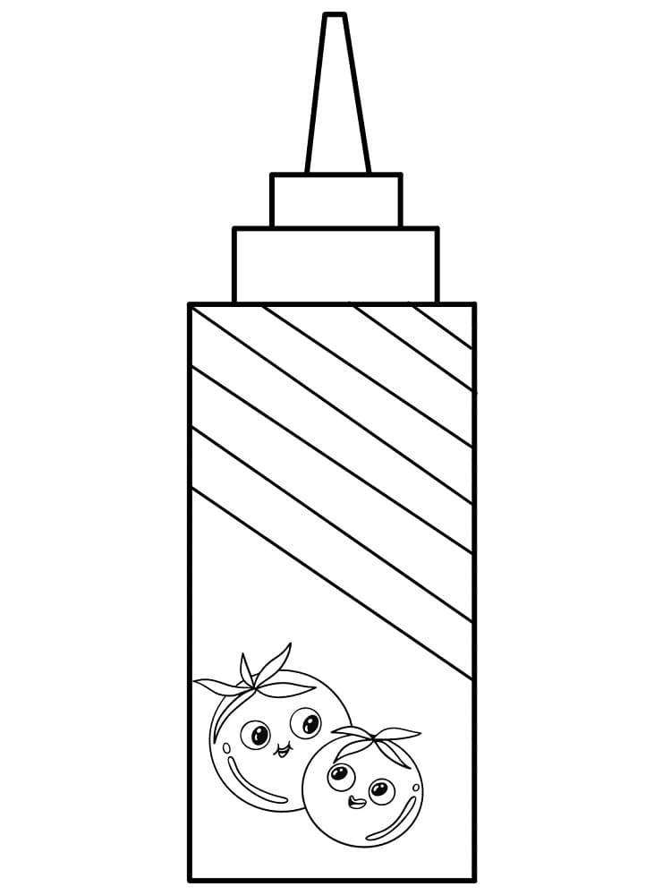 Ketchup para Colorir
